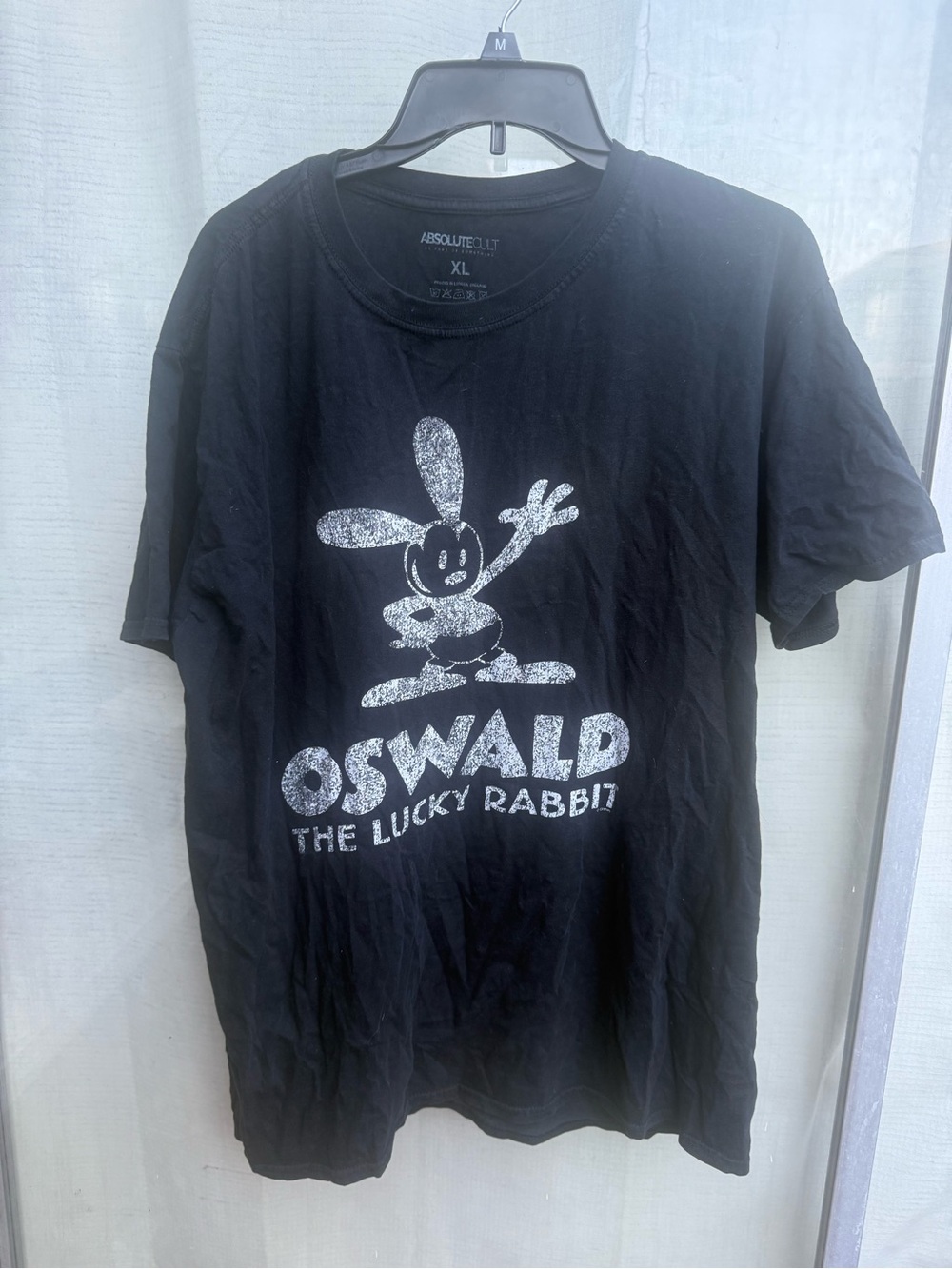 Oswald The Lucky Rabbit Graphic Tee - Black